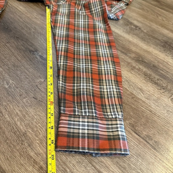 Merrell Men's Plaid Long Sleeve Button Down Shirt Size Large - Picture 6 of 7